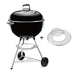 Weber 1331504 Holzkohlegrill Bar-B-Kettle mit GBS, 57 cm, schwarz