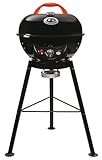 Outdoorchef Gasgrill „City 420 G“ – Kugelgrill mit Trichtersystem für saftige Steaks ohne Wenden – BBQ Grill für Balkon, Terasse und Camping – Ø 42 cm mit 4.3 kW