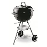 Weber 1241304 One-Touch Original, Holzkohle-Kugelgrill, 47 cm, Schwarz