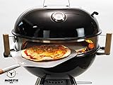 Moesta-BBQ 10062 Smokin' PizzaRing– Perfekte Pizza vom Kugelgrill - Für Grills mit 57cm